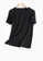 Twenty Eight Shoes black VANSA Round Neck Mercerized Cotton Short-sleeved T-Shirt VCW-Ts1902U 7088CAAE40D8F0GS_2