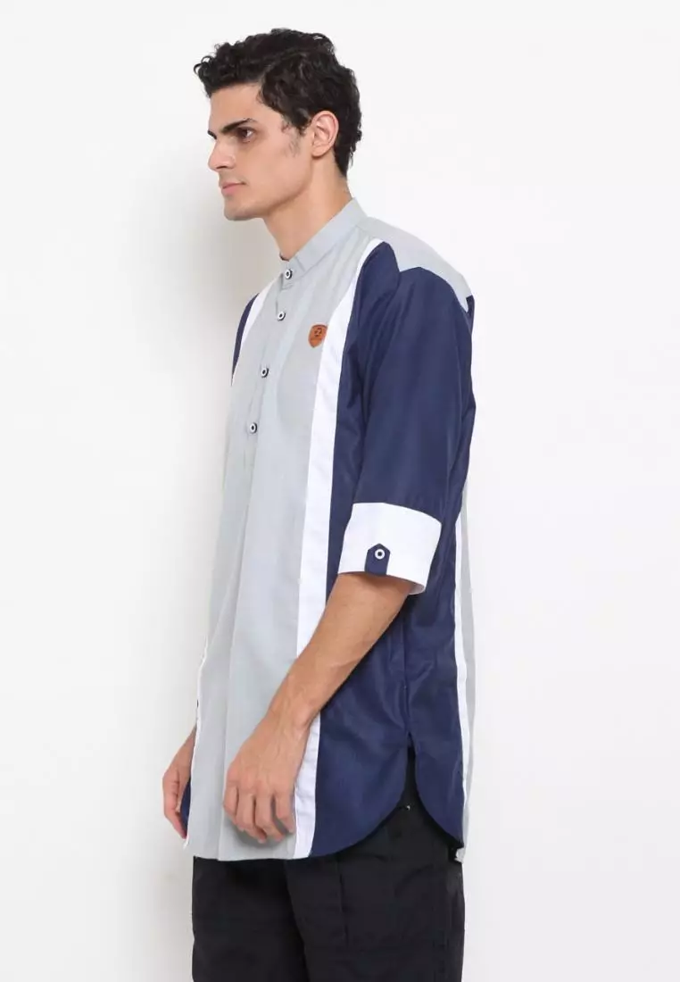 Baju Koko Pria Muslim Zayidan Rais - Abu