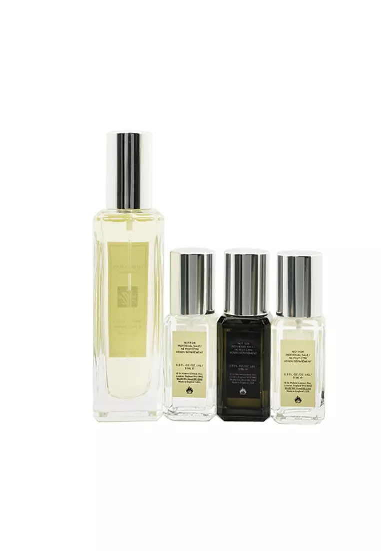 JO MALONE - White Moss & Snowdrop Scent Pairing Collection: White Moss & Snowdrop Cologne Spray 30ml + English Pear & Freesia 9ml + Blackberry & Bay 9ml + Myrrh & Tonka 9ml 4pcs.