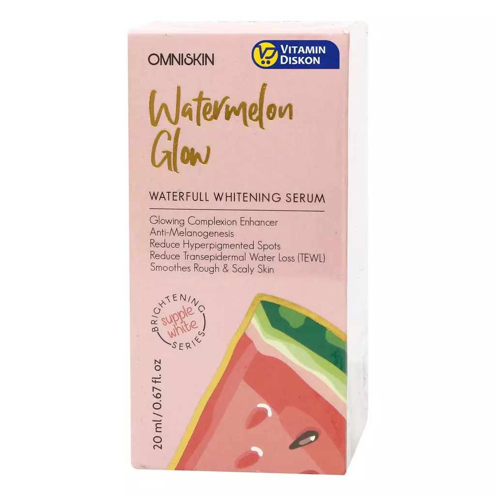 OMNISKIN WATERMELON GLOW WATERFULL WHITENING SERUM 20ML