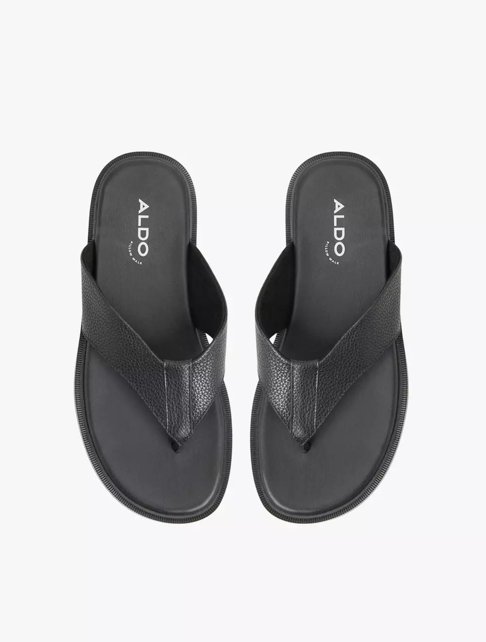 Aldo Serano Flat Sandals - Open Black