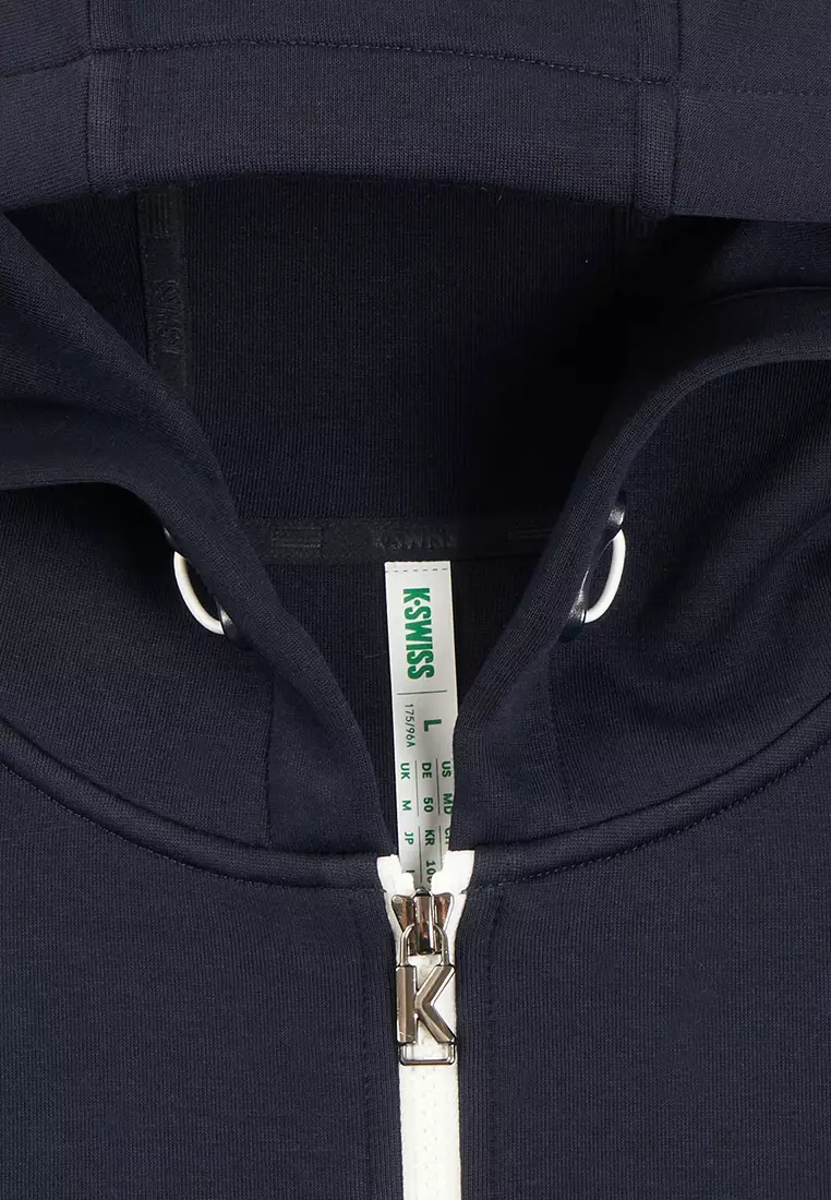 男裝 K-SWISS LOGO 連帽外套