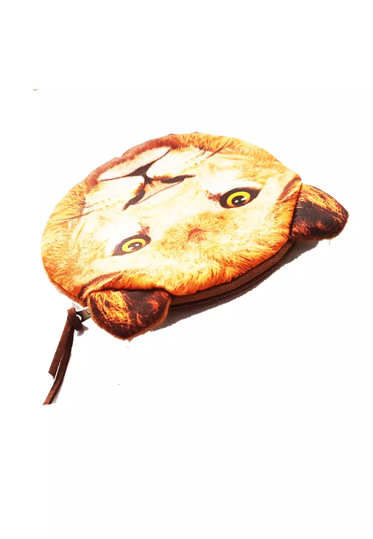 Lion Face 3D Coin Case