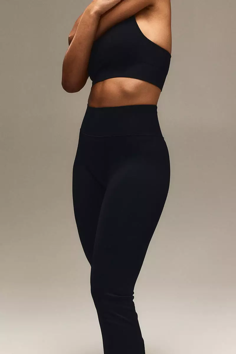 Buy H&M Flared leggings in Black Dark 2024 Online