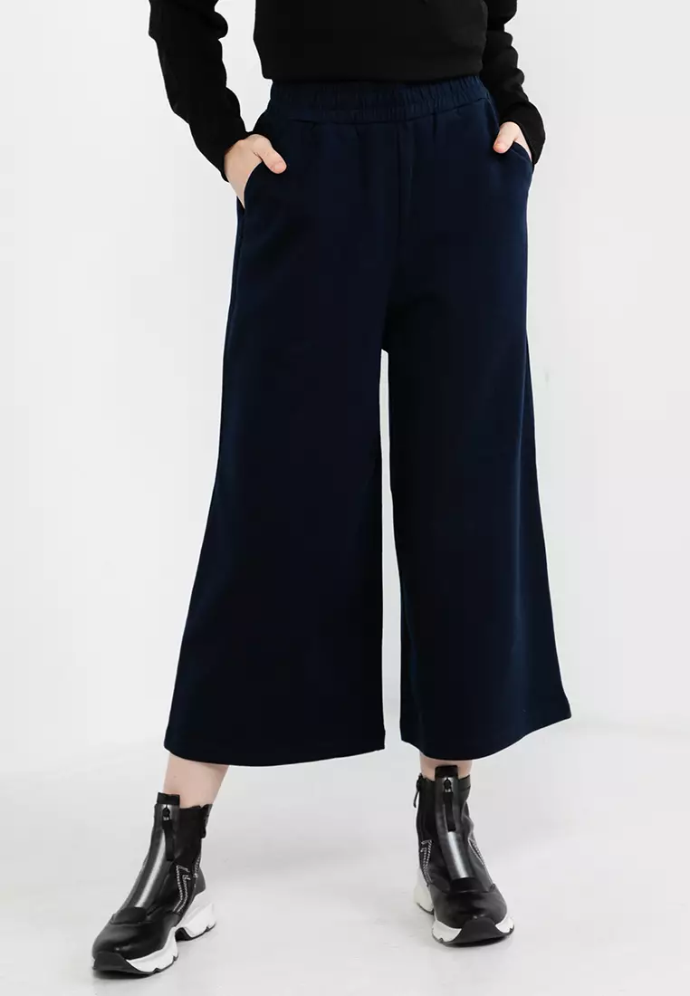 ck Calvin Klein Lux Bi colour Scuba Cropped Pants 2024 Buy ck