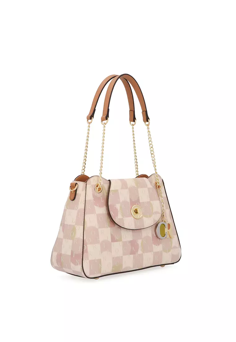 Buy Carlo Rino Dark Beige The Camo Ophelia Tote Bag Online | ZALORA ...