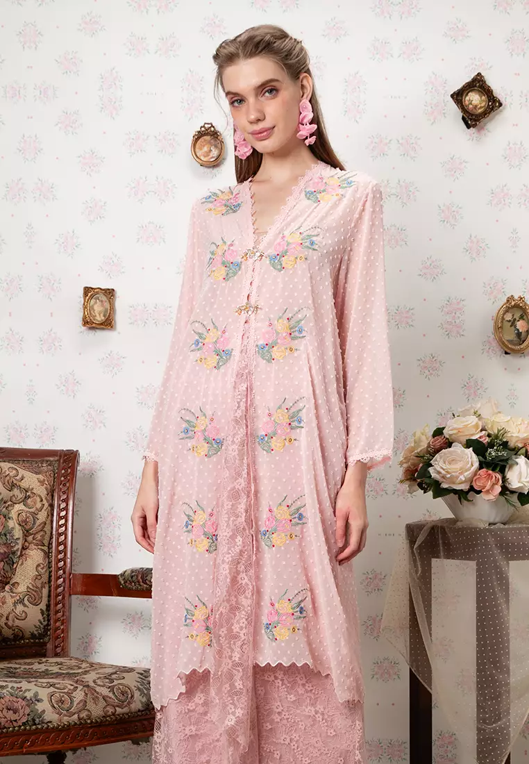 PUSPITA RECYCLED POLYESTER EMBROIDERED KEBAYA