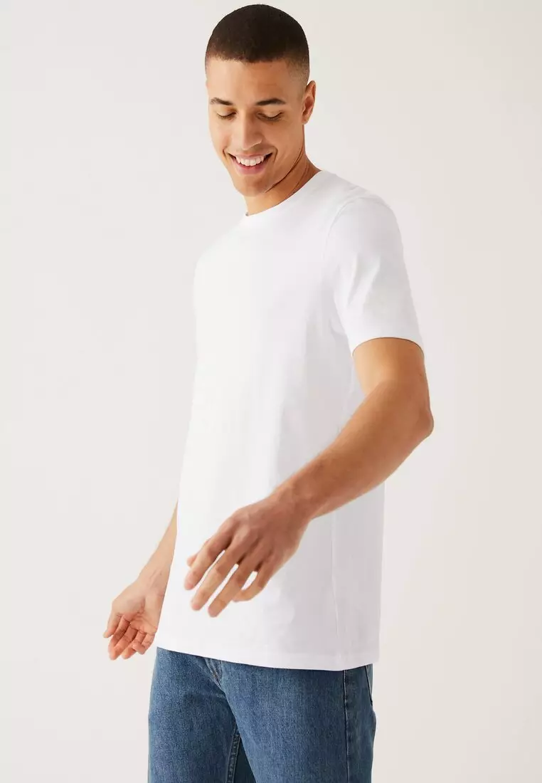 Cotton Crew Neck T-Shirt Marks & Spencer Philippines