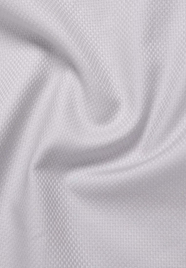 Jobb Brioni Kemeja Pria Lengan Panjang Regular Fit Abu-Abu