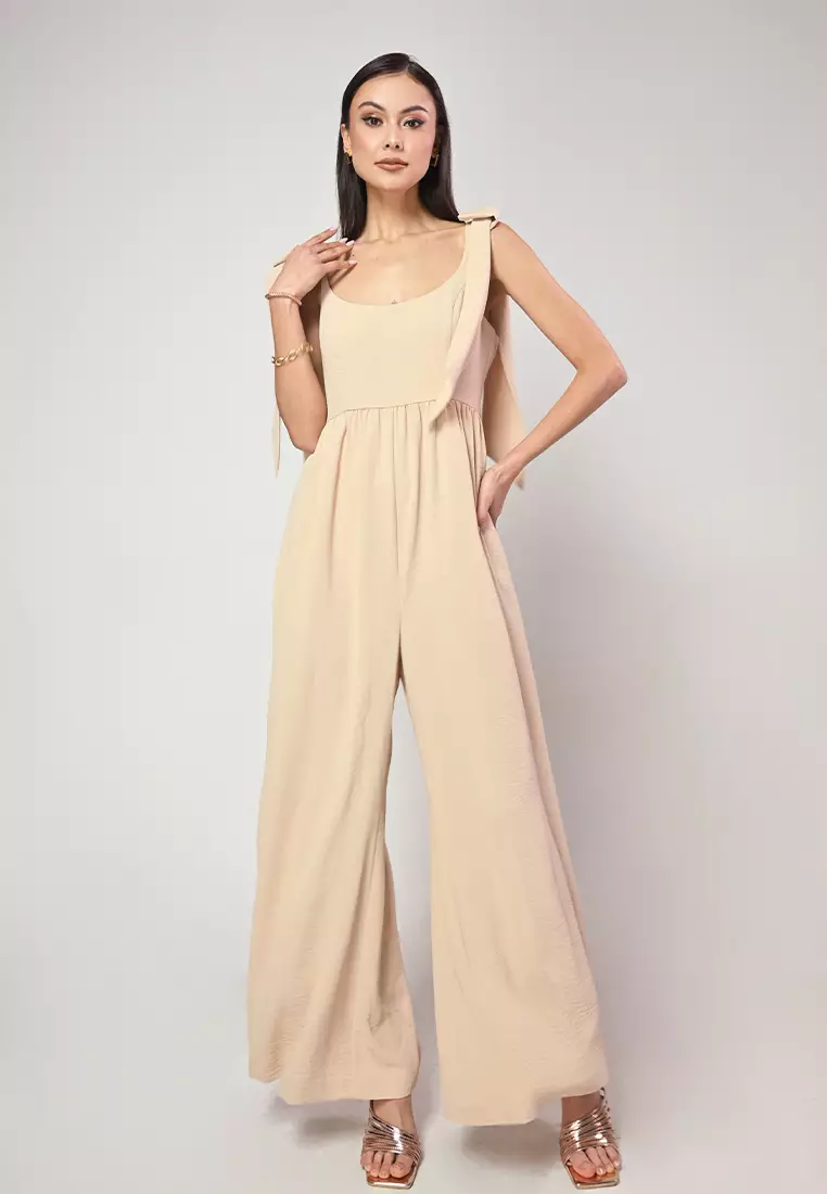 Plain and 2024 prints jumpsuit