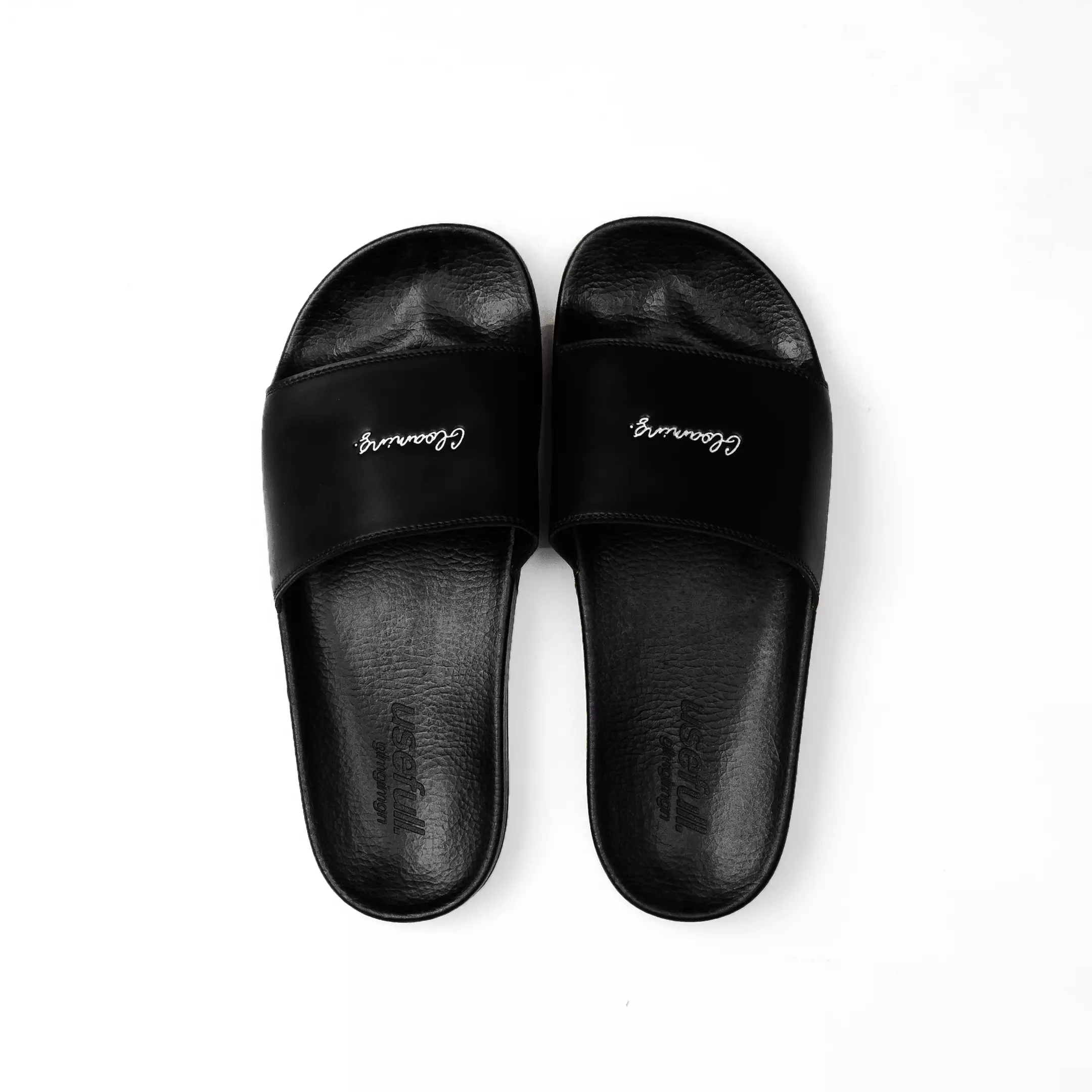 Slip On R-Equitte Black Sandal Slop