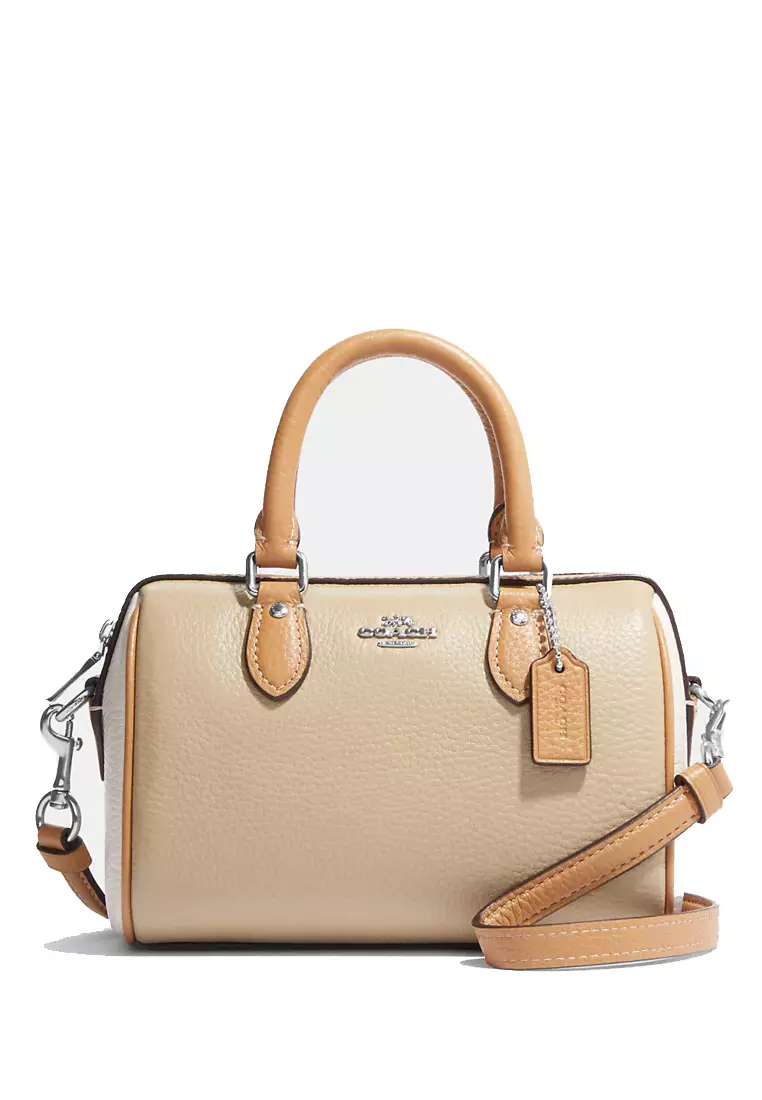 Coach Crossbody Bags Offers Online - Gold / Brown Black Mini Rowan In  Signature Canvas Womens