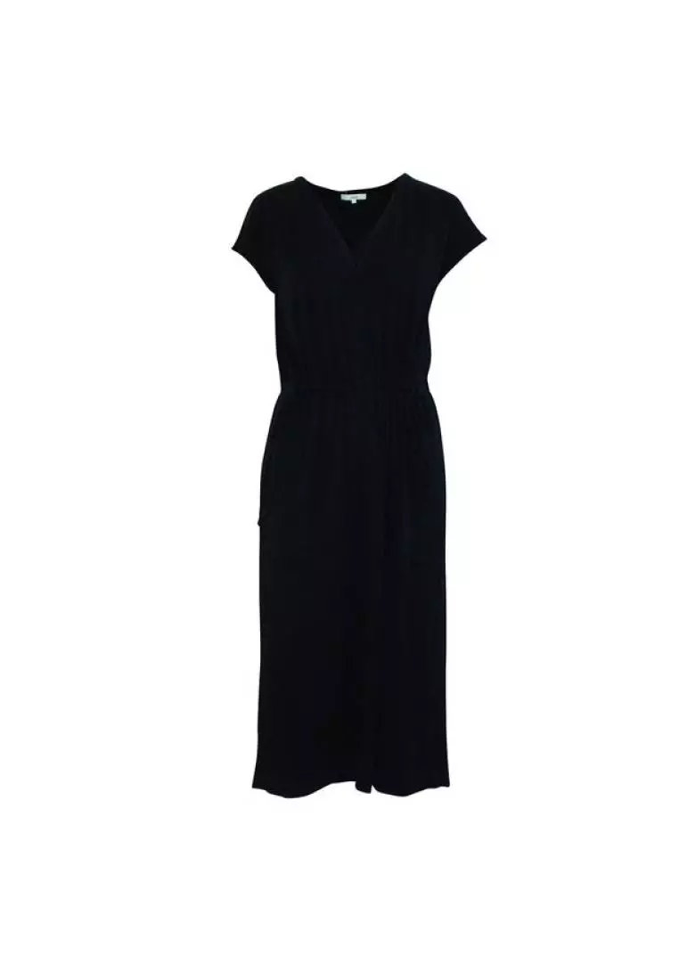 Casual dress black outlet and white