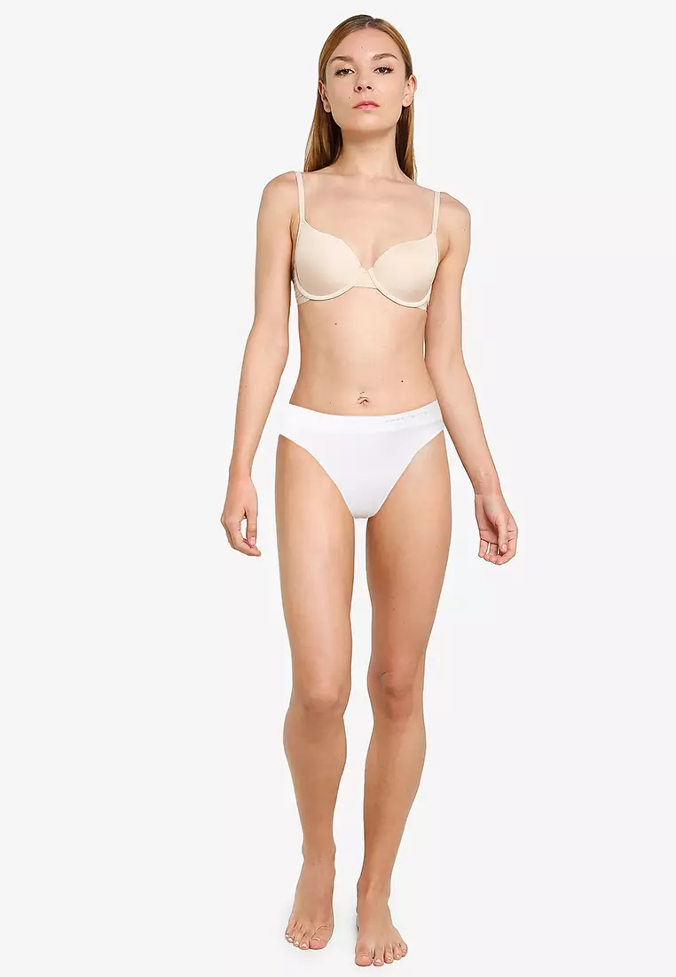 3 Pack Seamless High Cut G String Brief