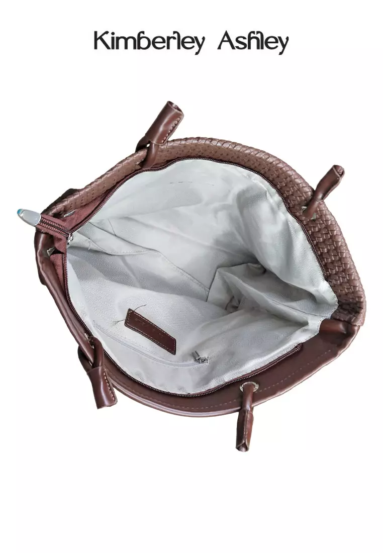 Kimberley Ashley Tas Wanita Hand Bag Casual Tas Kerja Tote Bag Selempang Branded 0621502201COF