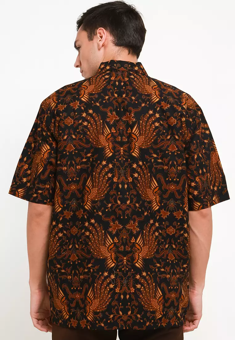 BATIK TALENTA EXCLUSIVE Lengan pendek BLACK A454