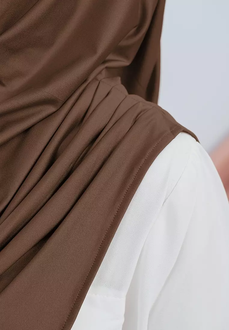 HIJAB INSTAN VALEEQA - DARK BROWN