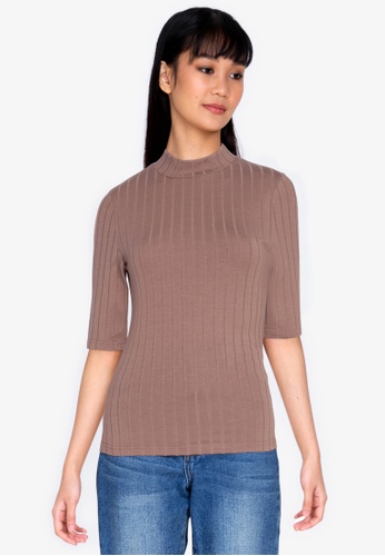 high neck tops with sleeves