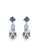 SO SEOUL multi and silver Gabriella Butterfly Blue Shade Swarovski® Crystals Stud Earrings and Necklace Set FE948ACBEB98CEGS_6