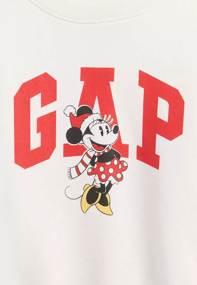Disney Logo Wedge Crew Sweatshirt