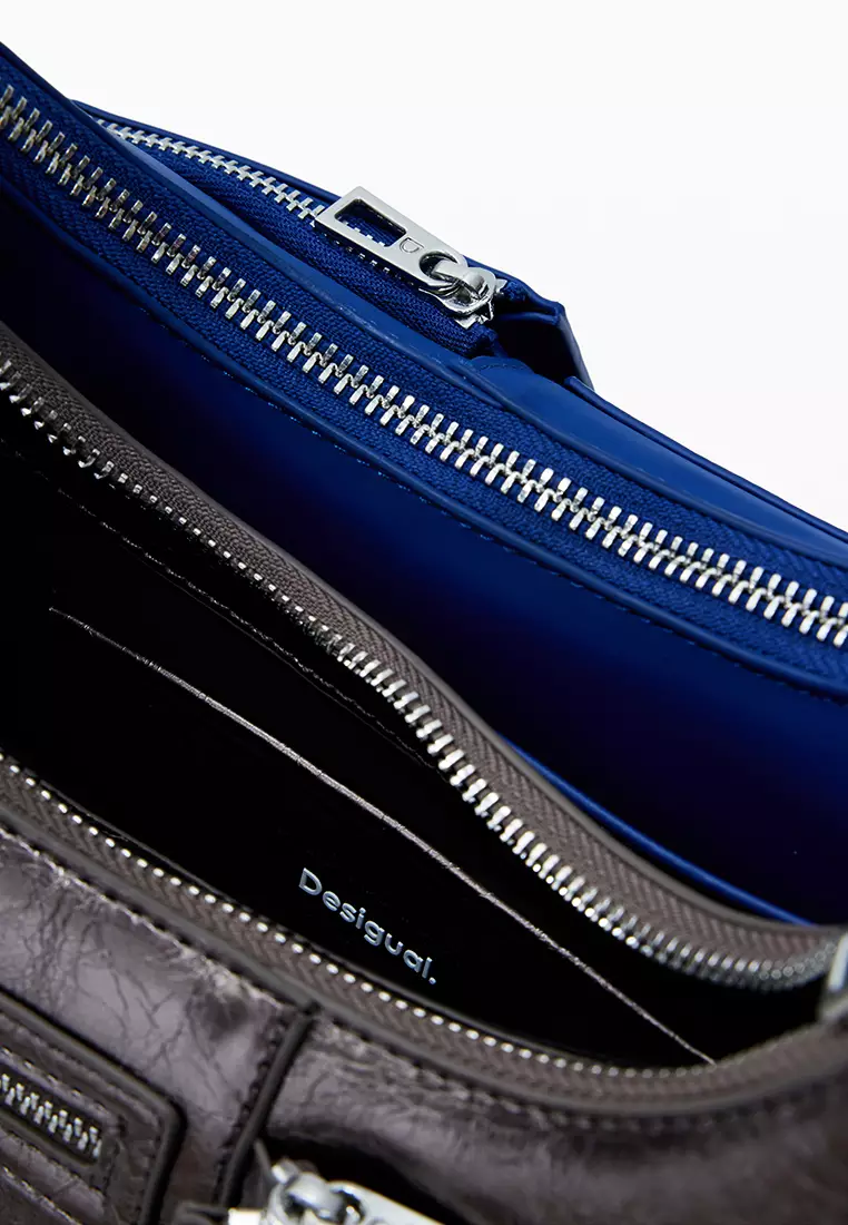 Small detachable two-tone bag