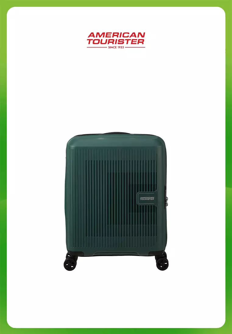 Bundle American Tourister Aerostep Large Dark Forest + Aerostep Cabin Dark Forest