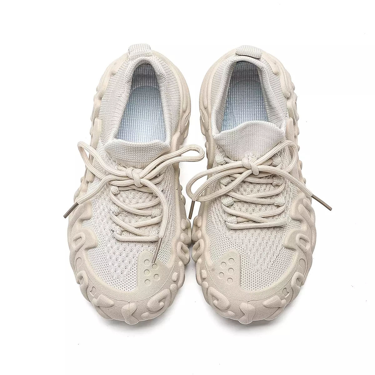 LURAD Sepatu Wanita Sol Unik Flat Kaki Lebar Sneakers Cewek Tidak Lecet Dikaki QY812