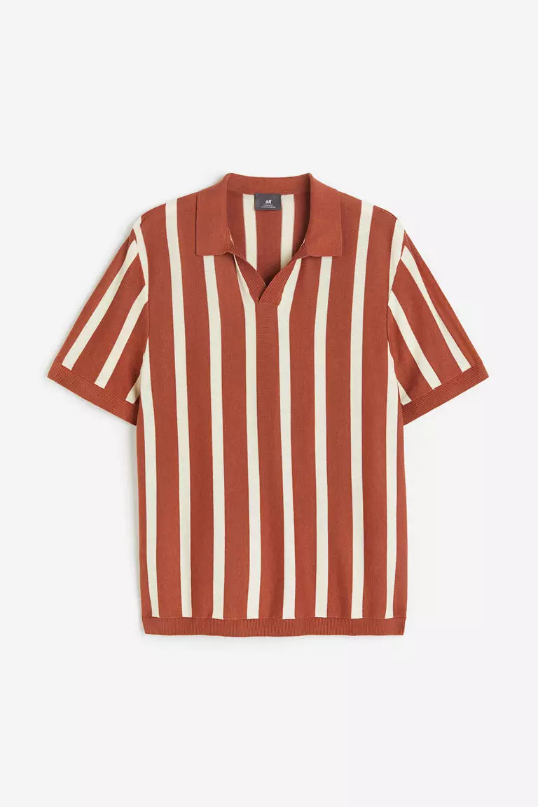 Jual H&M Regular Fit Fine-knit cotton polo shirt Original 2024 | ZALORA ...