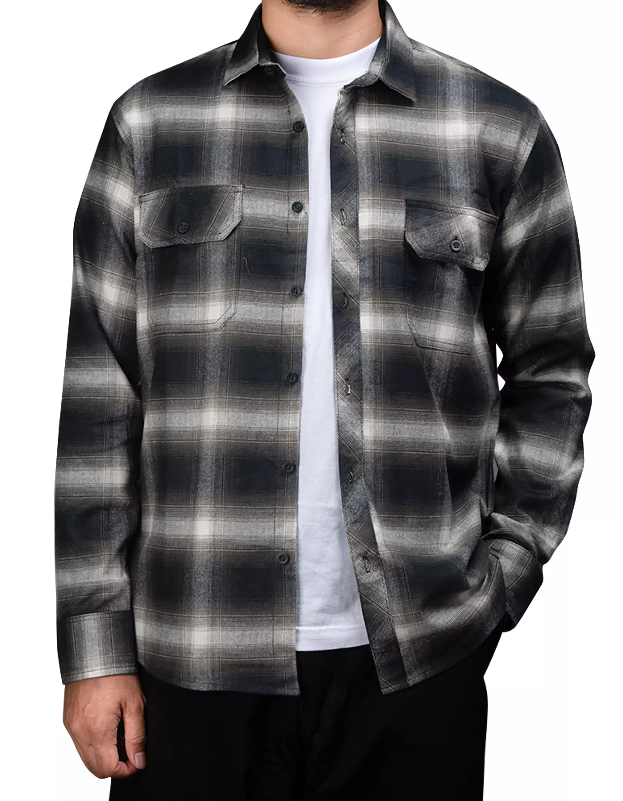 Gloaming Kemeja Flanel Veterano Panjang Draco Pria