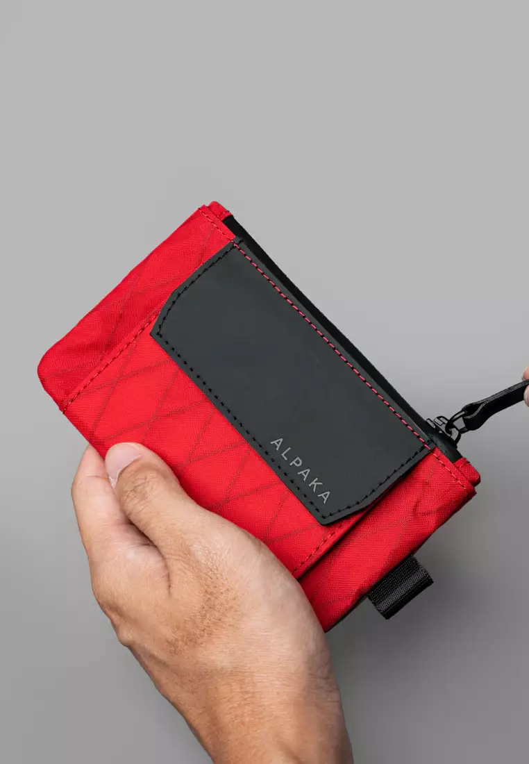 Alpaka Zip Pouch Coin - True Red