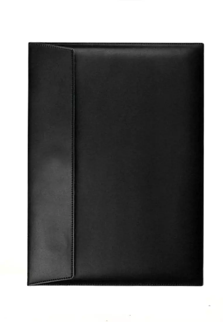 Hugo Sleeve Case Laptop Unisex Pro Retina 13 Inch Model Horizontal Material Leather ORIGINAL - Black