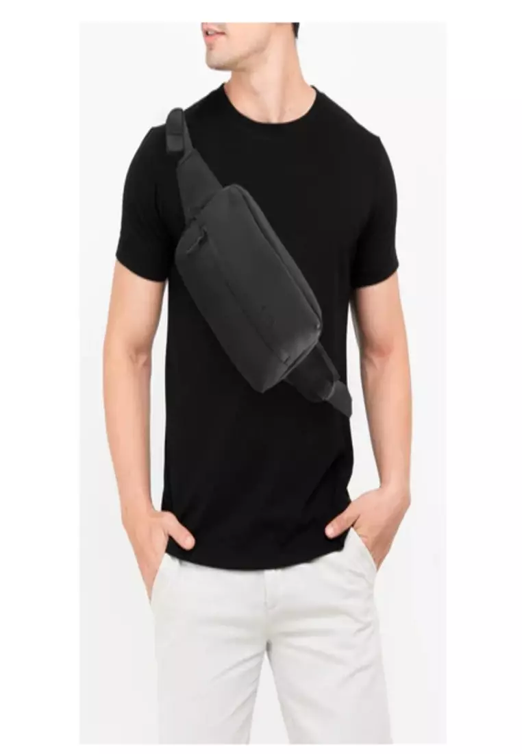 Byford Tas Selempang Pria Kulit Leather Sling Bag Messenger Men Bag Casual Sporty Fashion 2212816301BLA