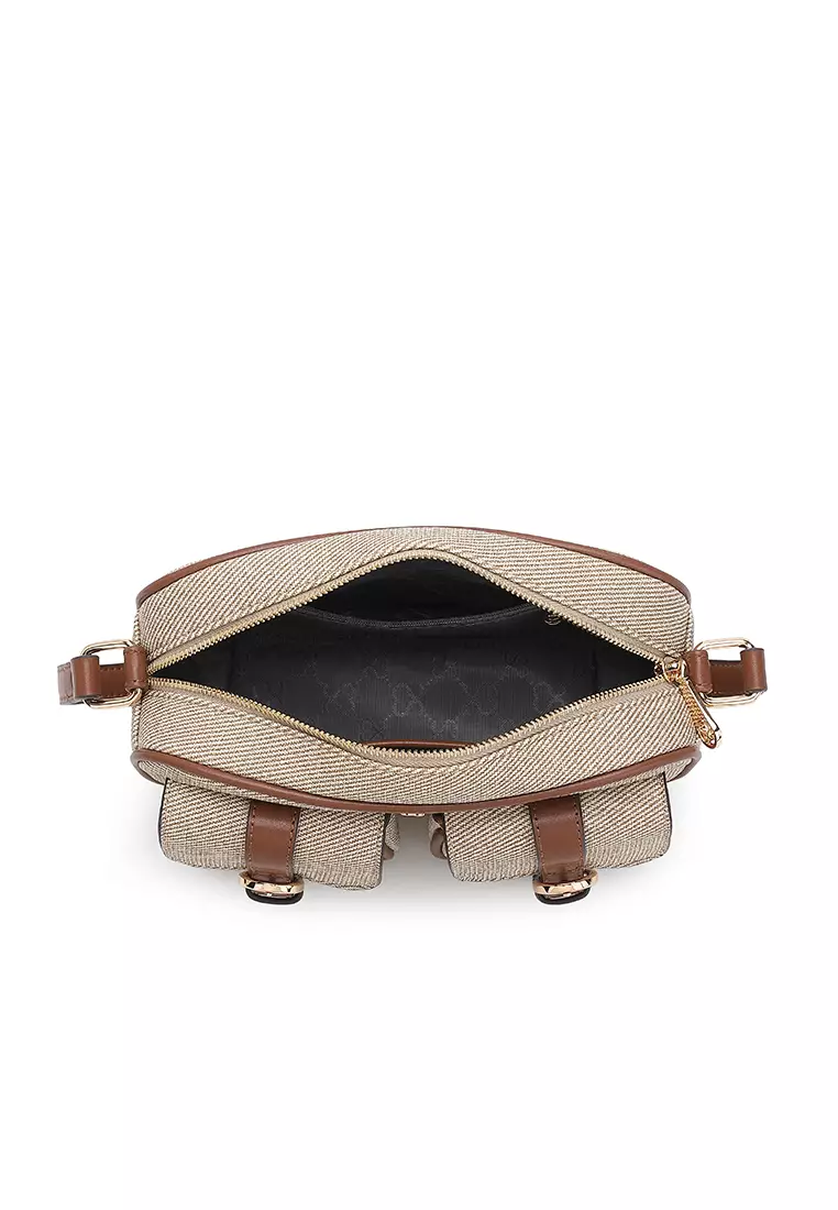 Women's Sling Bag / Crossbody Bag / Shoulder Bag - Beige