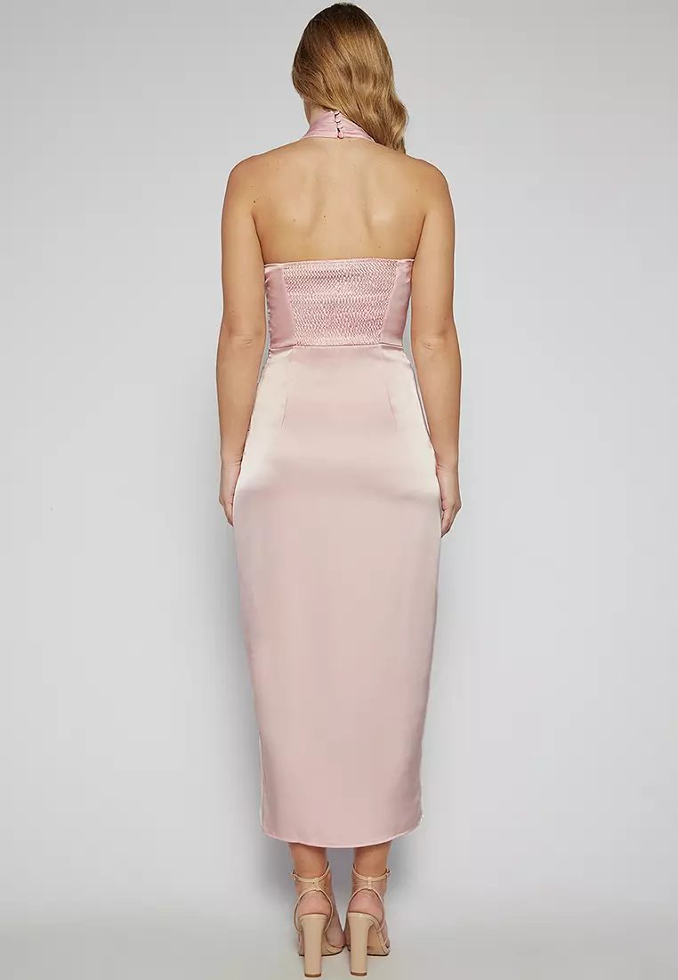 Satin Midi Dress