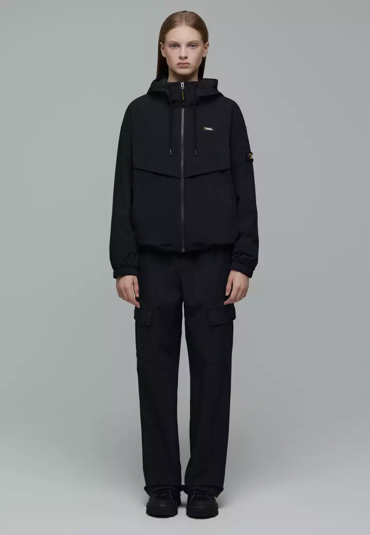 Women's ARCHELON Woven Stretch Hooded Zip-Up Jacket