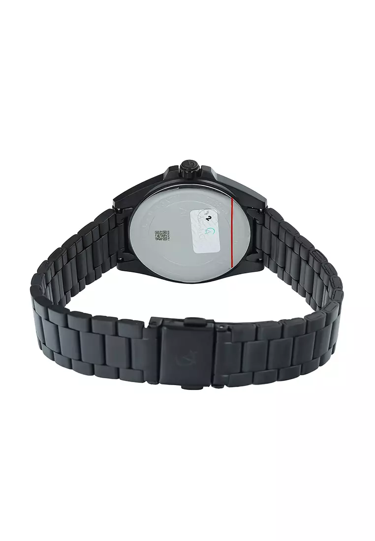 Alexandre Christie Classic Steel - Jam Tangan Analog Wanita - All Black Stainless Steel - 8688LDBIPBA