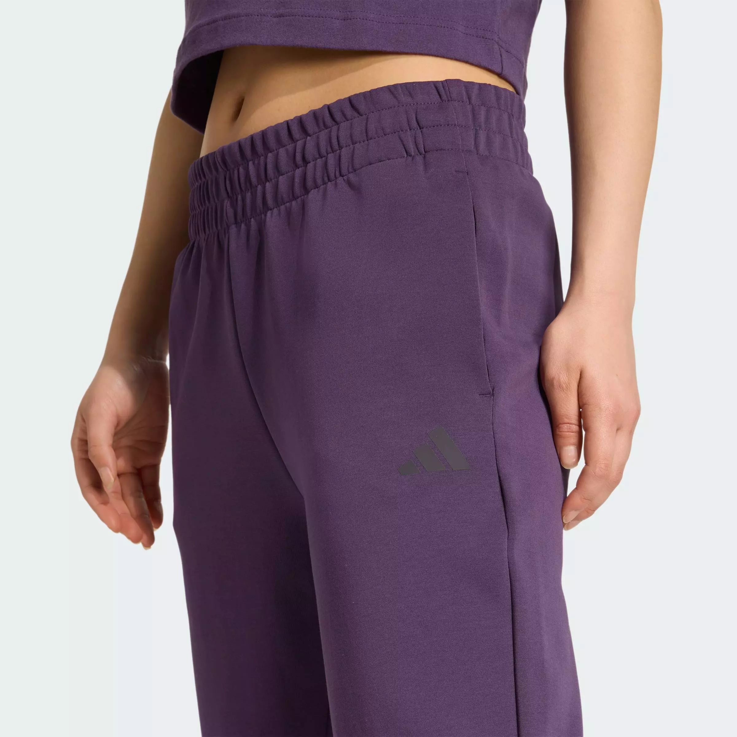 Lifestyle Future Icons Small Logo Pants Women Purple JX0445