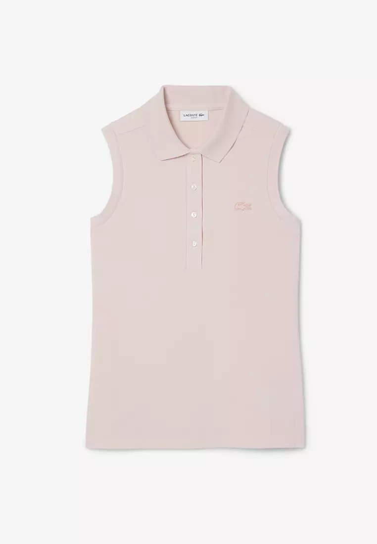 Slim Fit L.12.D Sleeveless Stretch Polo Shirt