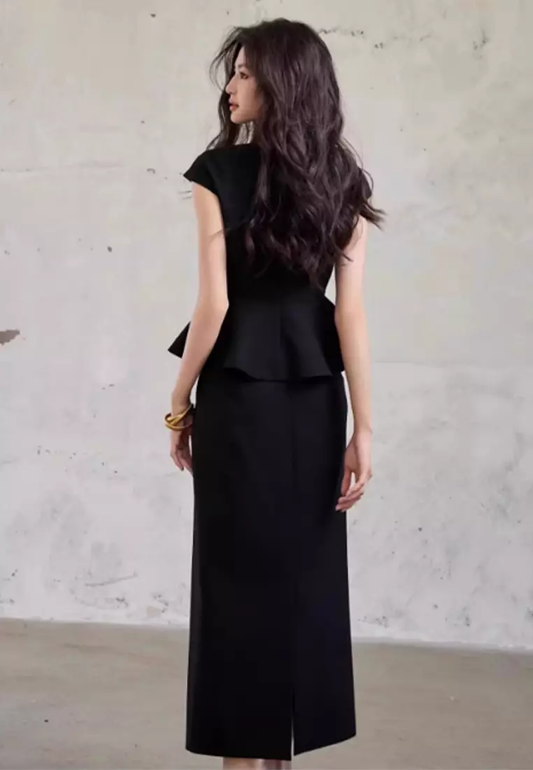 Half shirt half skirt dress sale