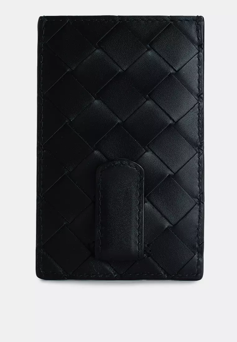 Buy BOTTEGA VENETA Intrecciato Card Case with Money-Clip 2026
