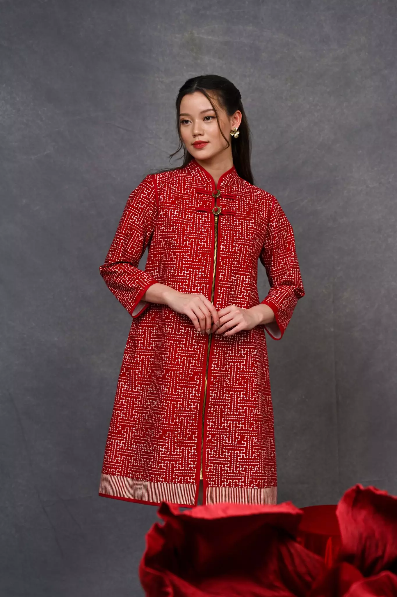 Jual Nona Rara Batik NONA RARA - Cindy Garut CNY D0517, Dress Batik ...