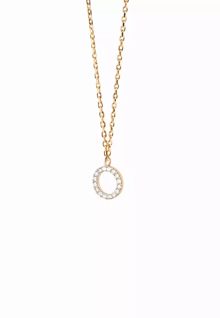 Buy Amoretto Colei Solo 18K Gold Diamond Necklace 2024 Online ZALORA