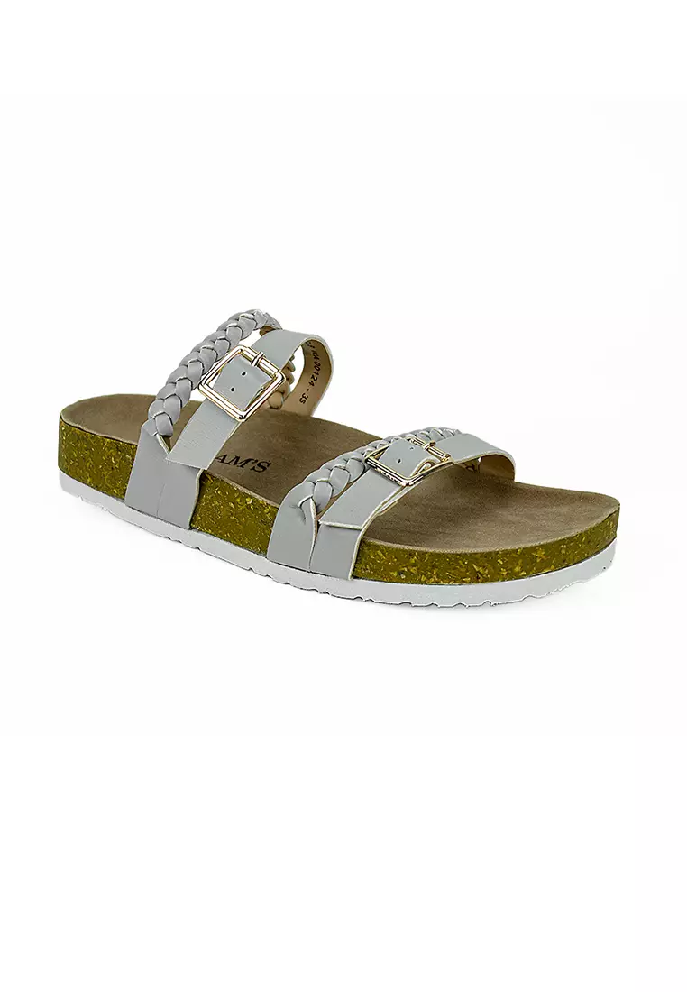 Discount on Cardam's Lifestyle  shoes - SKU: Eclb Wa 00124 Gray Flat Sandals