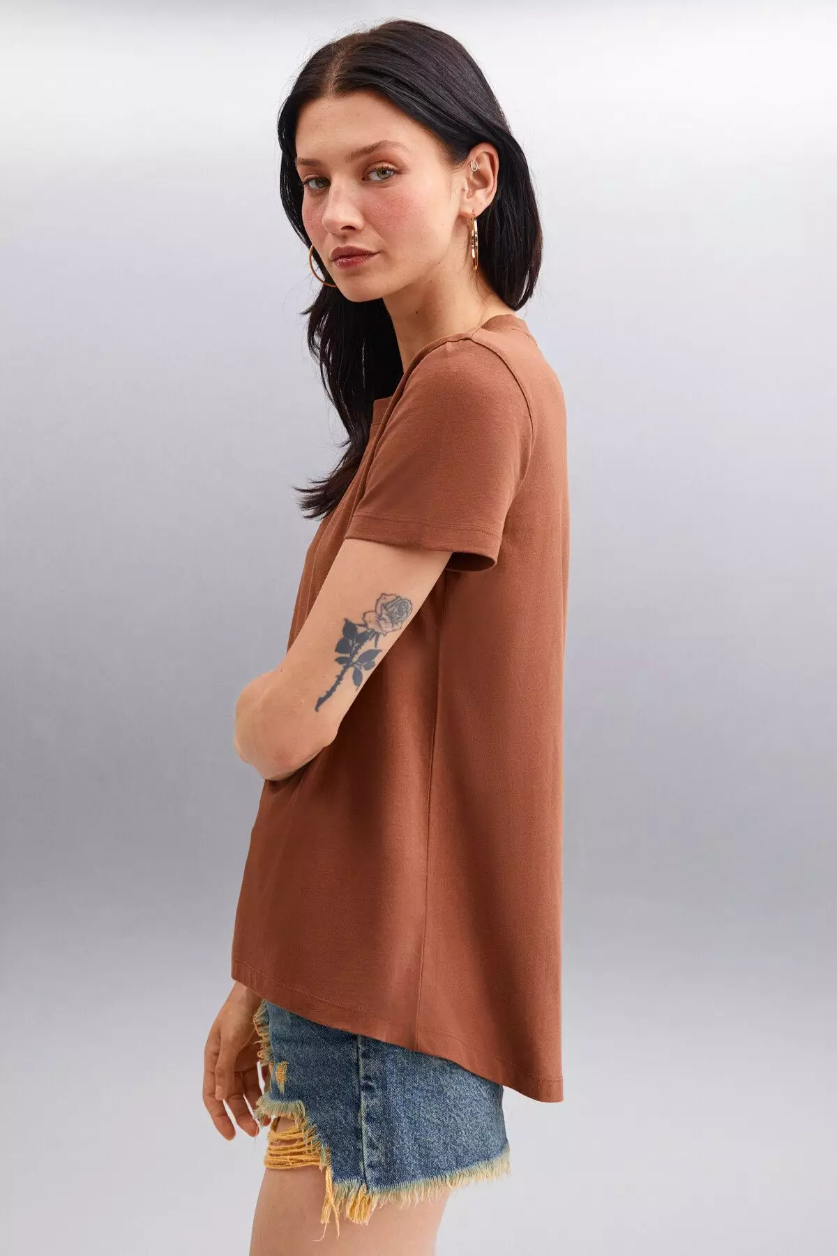 Samantha Long Back T-Shirt