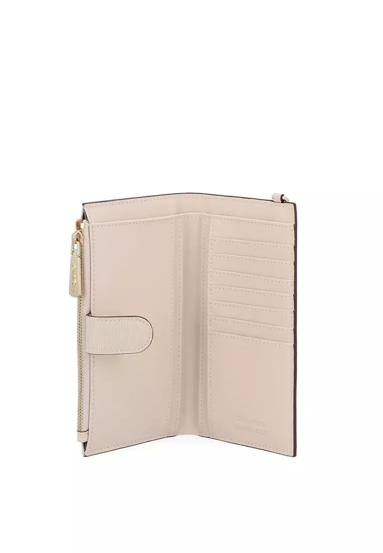 Reverie 2-Fold Wallet Wristlet - Beige