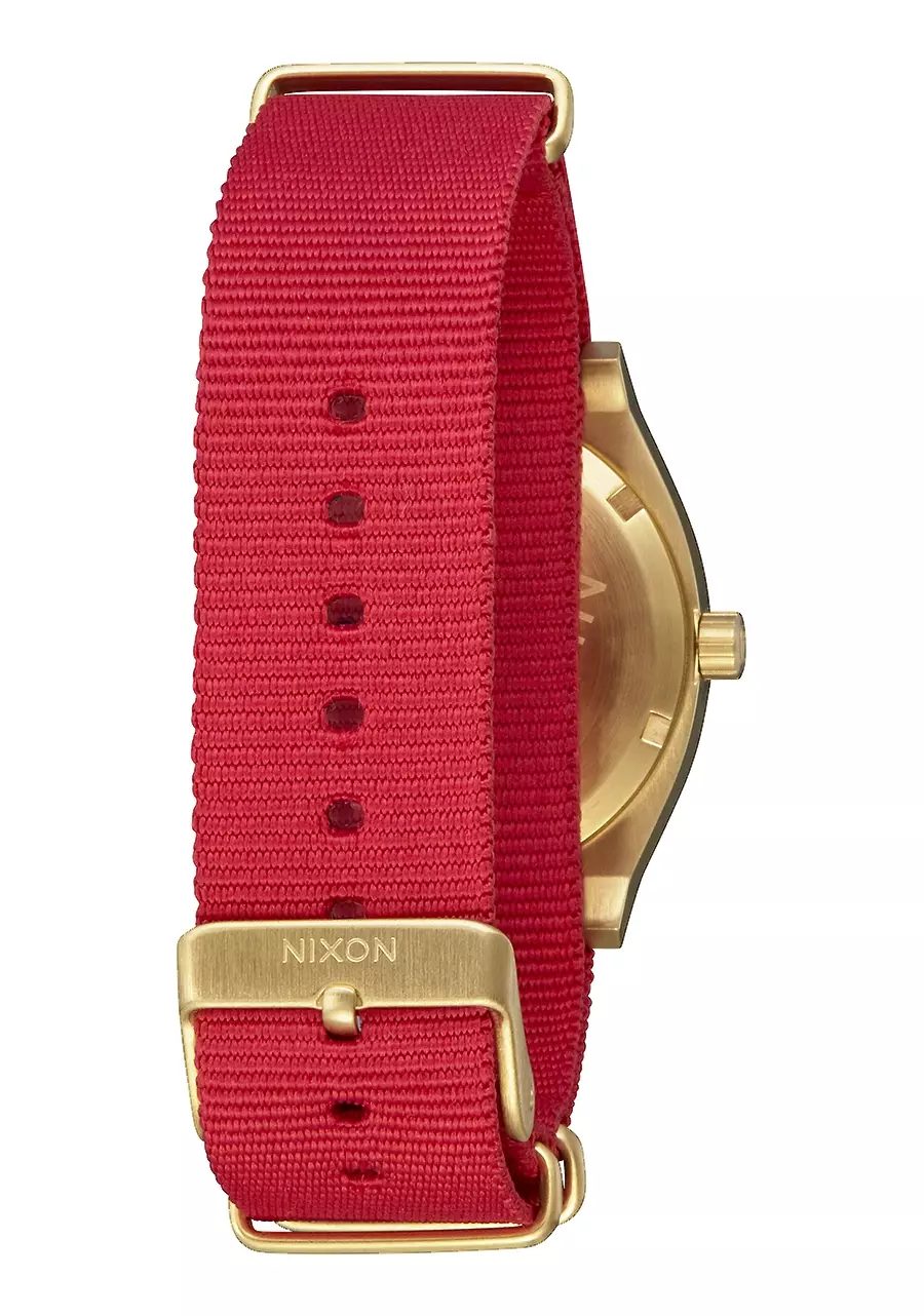 Time Teller Gold White Red