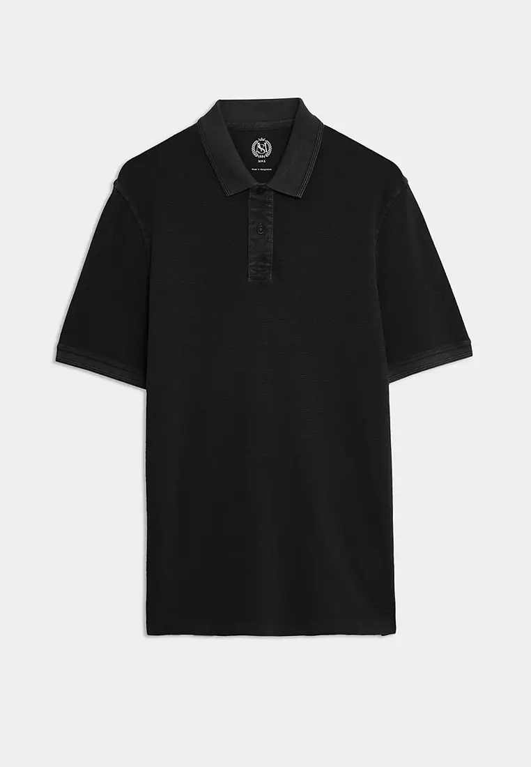 Pure Cotton Polo Shirt