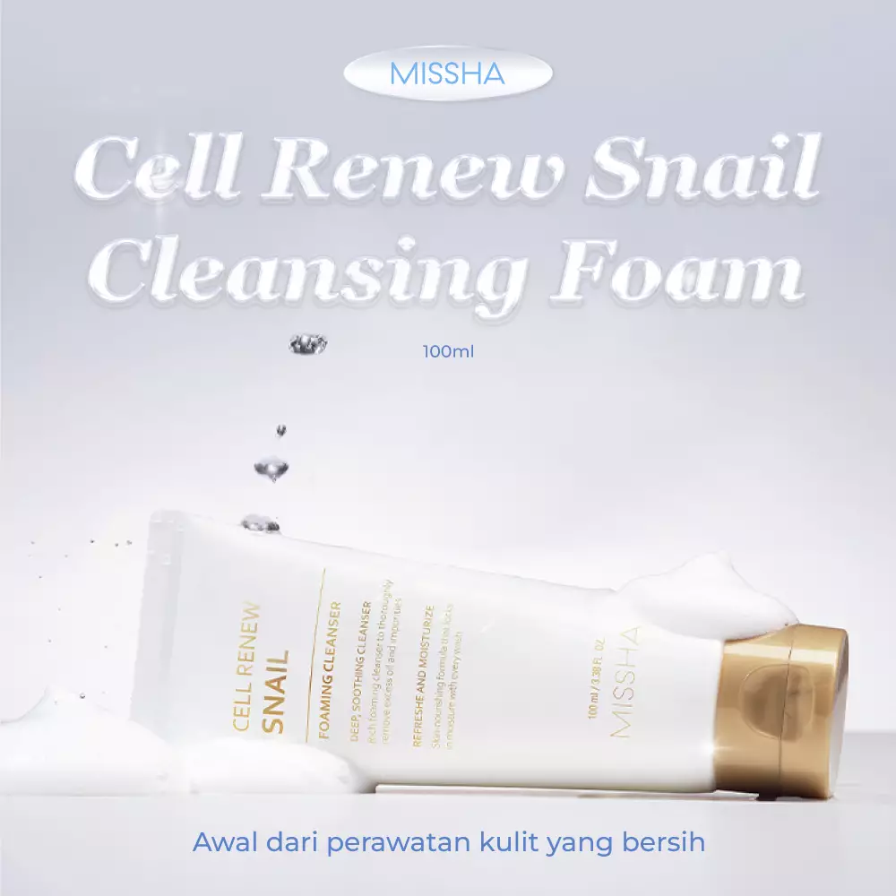 MISSHA Super Aqua Snail Cleansing Foam (100ml)