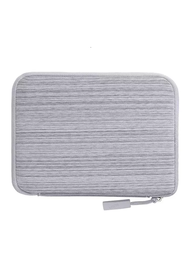 Bloosh Tas Gadget Organizer Travel Pouch Minimalist Design Material Denim ORIGINAL - Grey