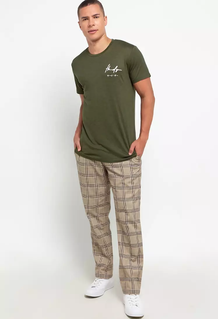 MTH67 Third Day Thdy Sign Dakir Kaos Unisex Pria Green Army